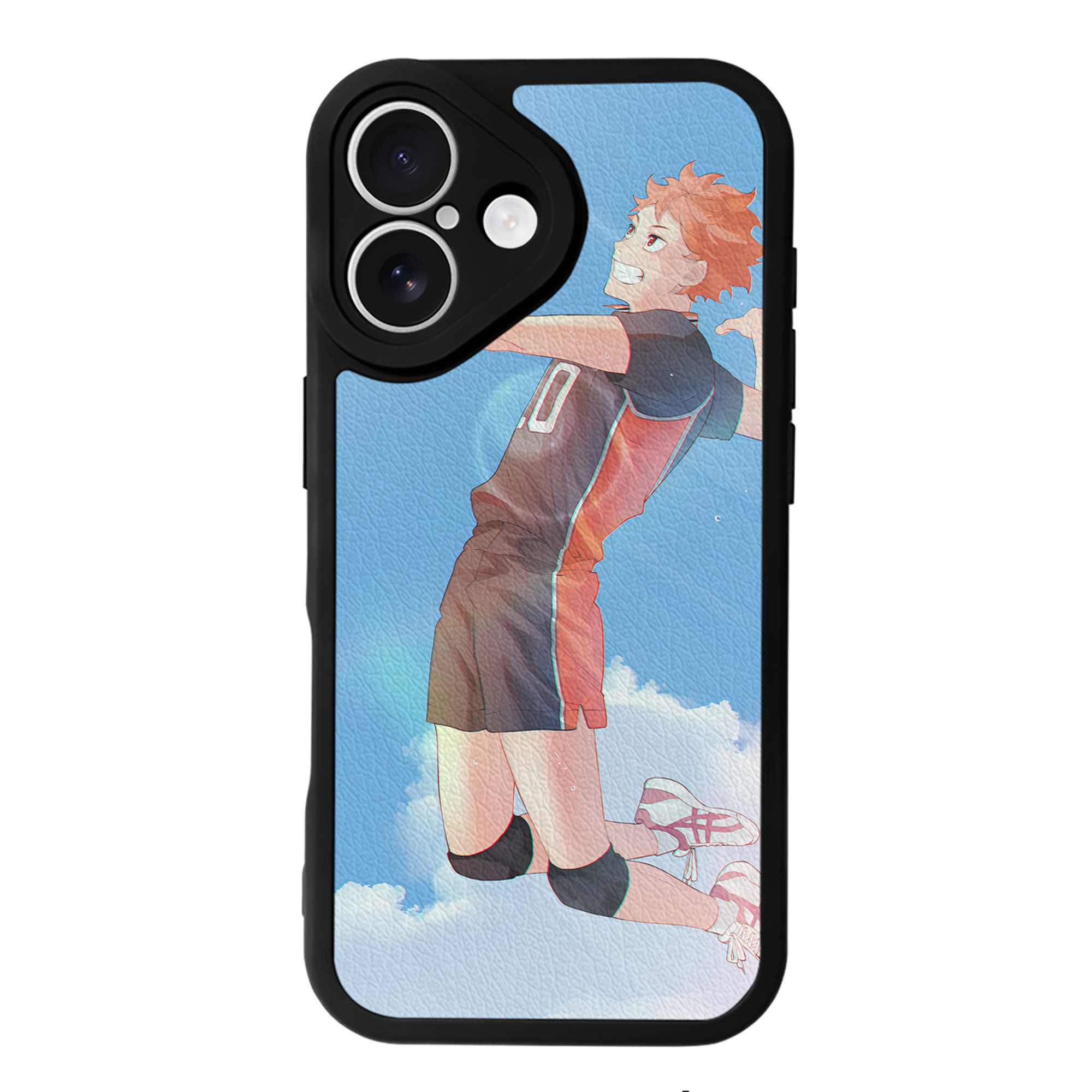 （画像用） ハイキュー!! Haikyu!! 【iPhone 16シリーズ対応】シリコンスマホケース（レザー調） 材質：シリコン